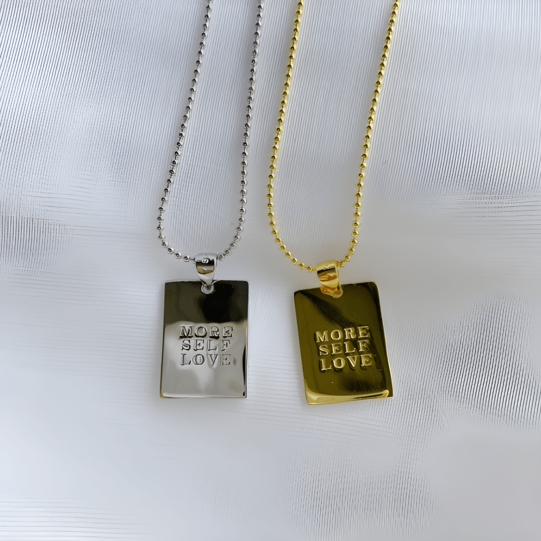Collier Femme en Argent - Pendentif SELF LOVE