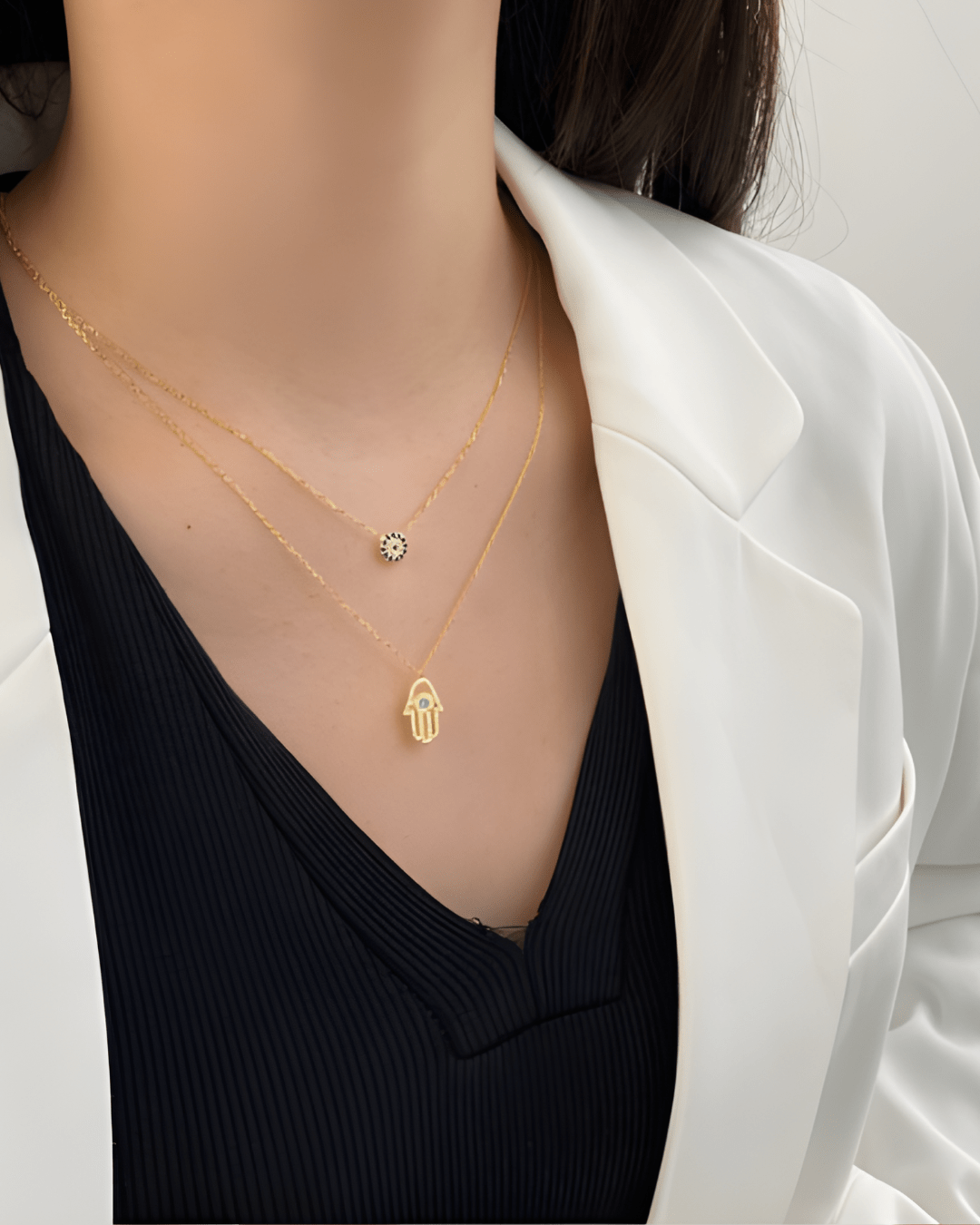 Collier Femme en Argent - Main de Fatma