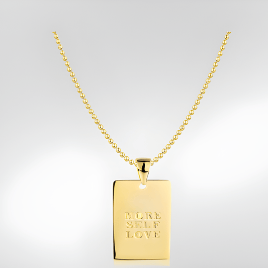 Collier Femme en Argent - Pendentif SELF LOVE