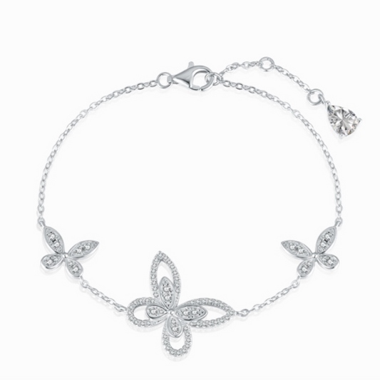 Bracelet Papillon Diamant 