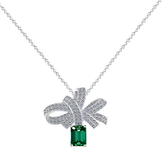 Collier Femme Emeraude 